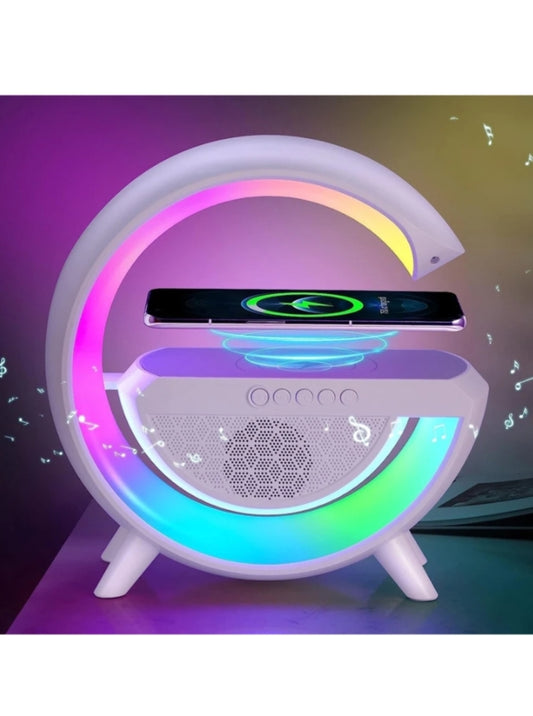 🔥3-in-1 G-Shape RGB Lamp with Bluetooth Speaker & 15W Wireless Charger🔥